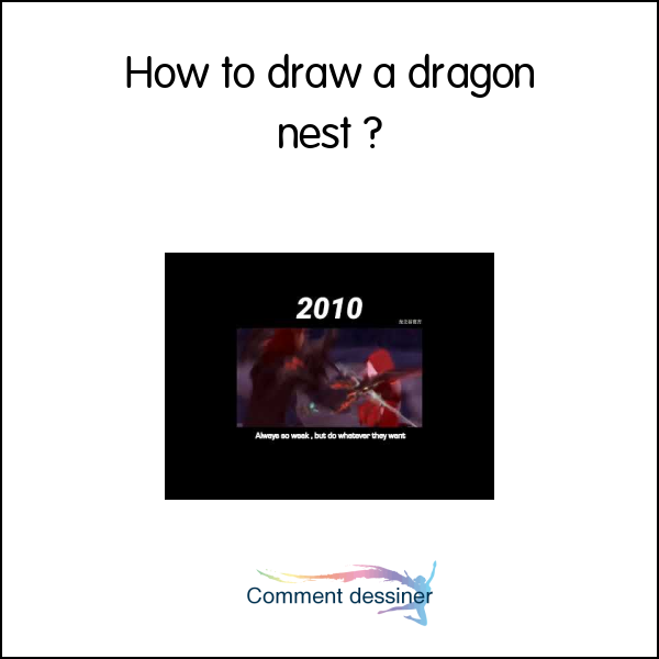 How to draw a dragon nest